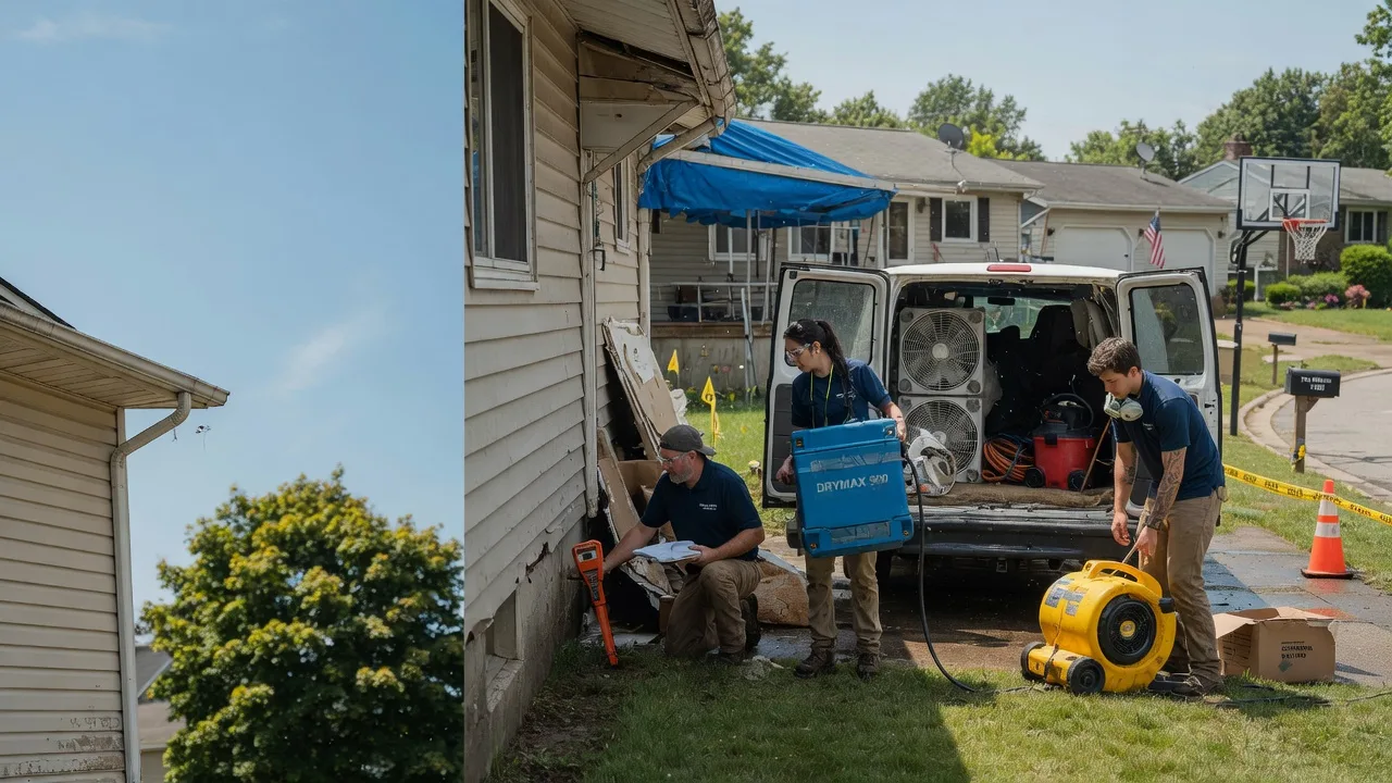 Ceiling Leak Cleanup in Galesburg, MI near me